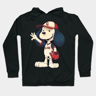 Snoopy Vs Cleveland Indians Logo: Legendary Confrontation Hoodie